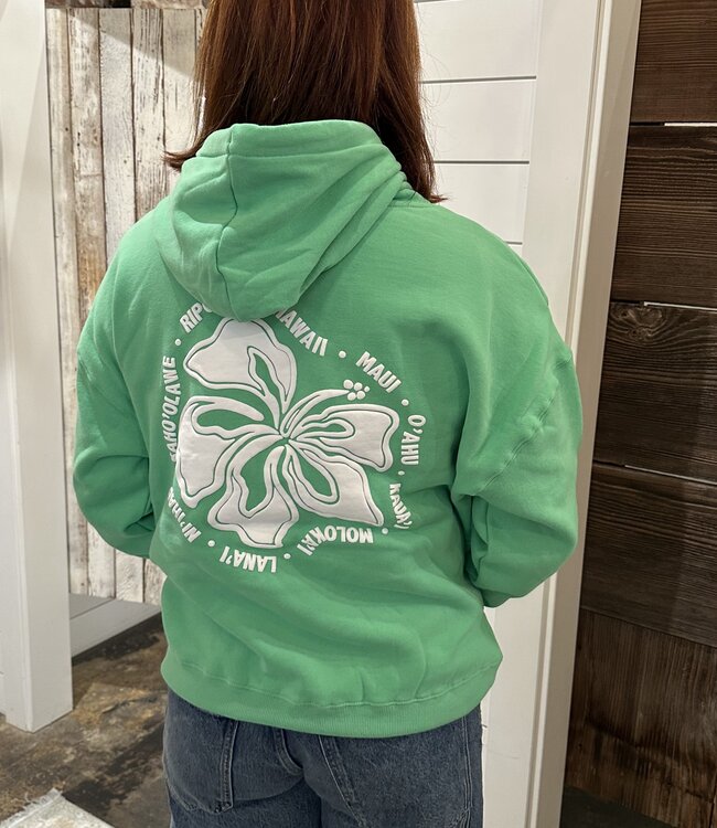 Rip Curl Surf Puff Heritage Hood, Green Hawaii