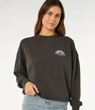 Rip Curl Bells Heritage Crew, Washed Black