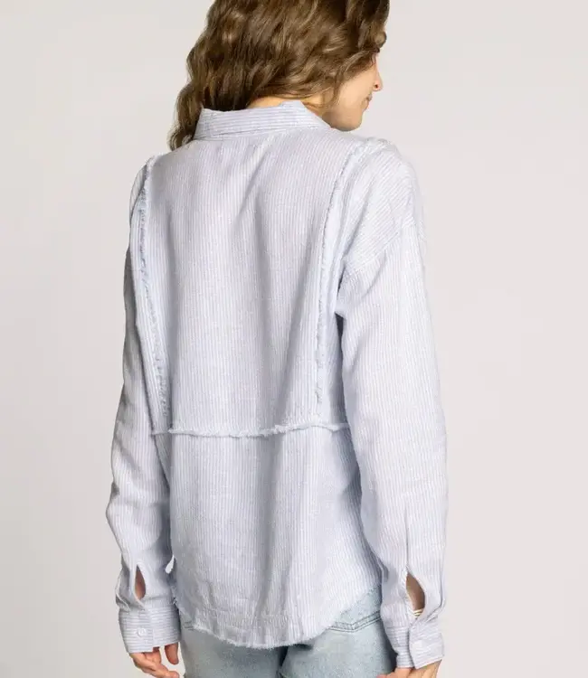 Thread & Supply Vesna LS Shirt, Sky Blue