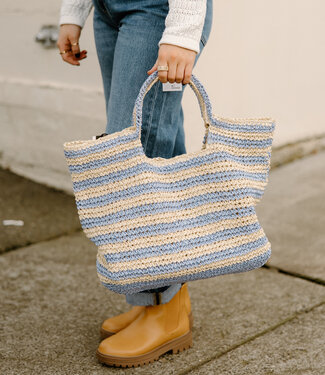 Rip Curl Classic Surf Paper 27L Tote, Blue/Natural