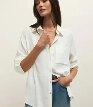 ZSupply Alfie Button Up Shirt, White
