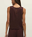 ZSupply Sloane Linen Top Chocolate Cherry