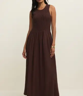 ZSupply Juniper Maxi Dress, Chocolate Cherry