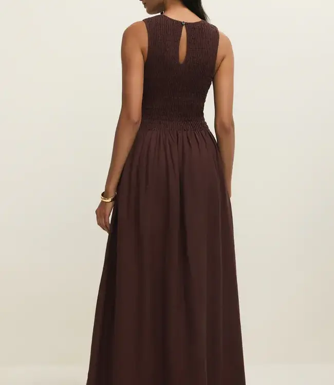 ZSupply Juniper Maxi Dress, Chocolate Cherry