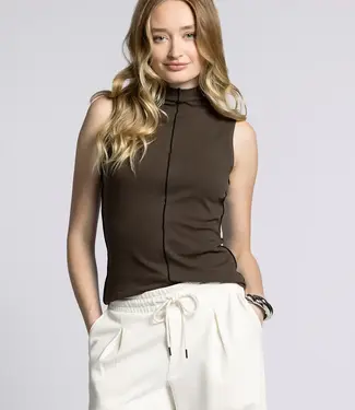 Marisol Tank, Brown Black