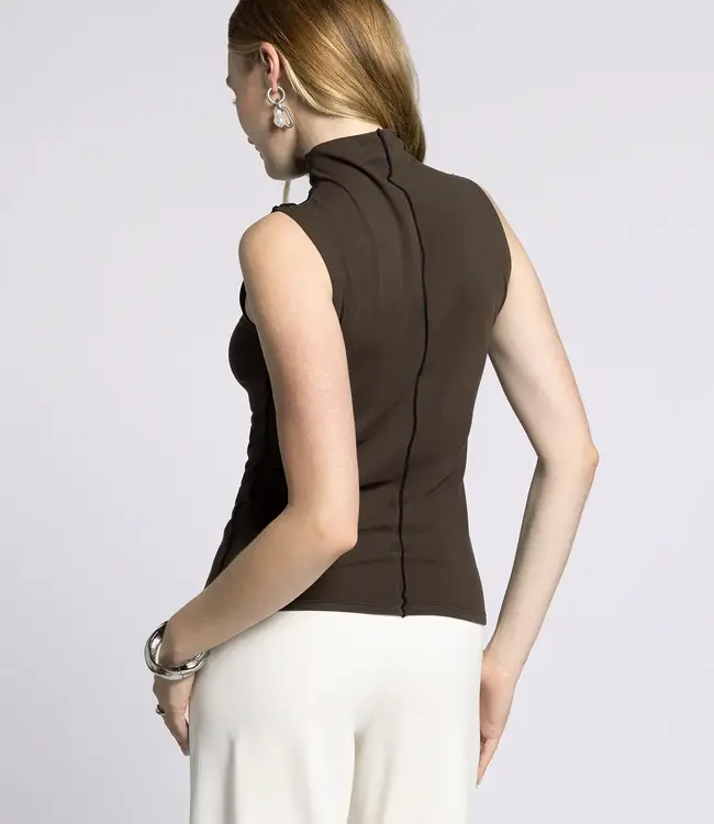 Marisol Tank, Brown Black