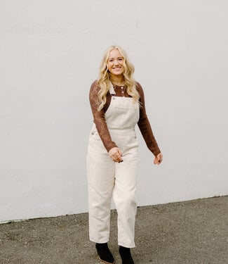 Volcom Axle Overall, Vintage White