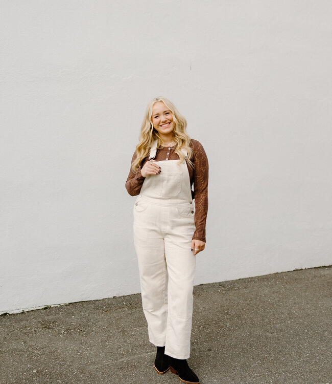 Volcom Axle Overall, Vintage White