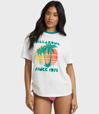 Billabong Beach Club Graphic Tee, Salt Crystal