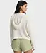 Billabong Hot Beachin Oversized Hooded Sweater in White Cap