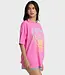 Billabong Every High Tide Short Sleeve Oversized Graphic Tee in Guava