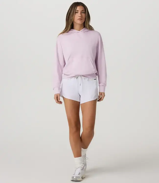 Vuori Halo DreamKnit Modern Pullover Hoodie in Lilac Breeze Heather