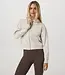 Halo DreamKnit Modern Full Zip Hoodie in Ecru Heather