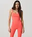 Vuori AllTheForm BlissBlend Form Support Tank in Bright Coral