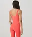 Vuori AllTheForm BlissBlend Form Support Tank in Bright Coral
