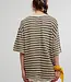 Free People All Love Stripe Relaxed Pocket Tee in Tea Combo