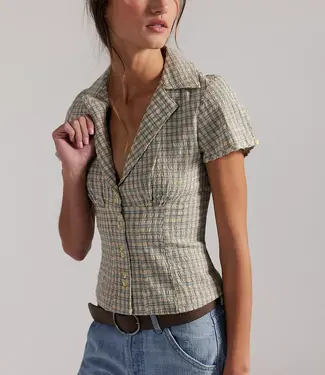 Free People Camp Crush Shirt, Neutral Combo
