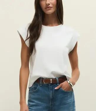 ZSupply Camino Cotton Jersey Top, White