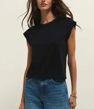 ZSupply Camino Cotton Jersey Top, Black