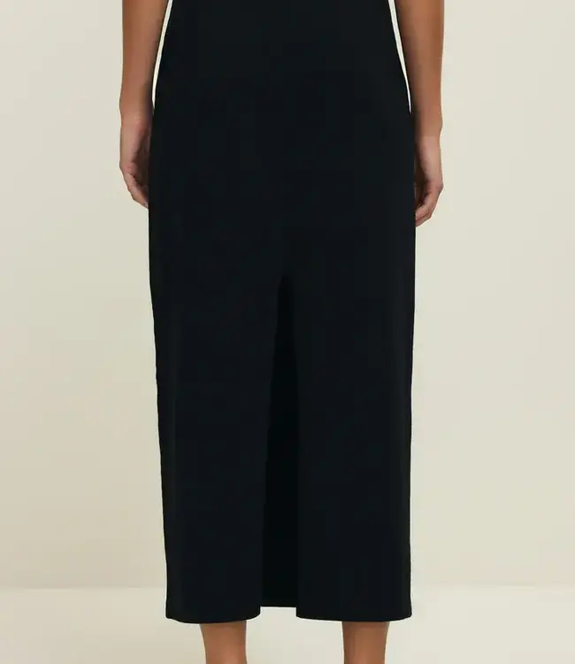 ZSupply Gail Cotton Jersey Midi Skirt in Black
