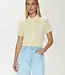 Pistola Denim Lucca Lightweight Knit Polo Sweater in Pale Yellow