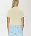 Pistola Denim Lucca Lightweight Knit Polo Sweater in Pale Yellow