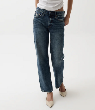 Pistola Denim Lexi Mid Rise Bowed Straight Jean, Artisan