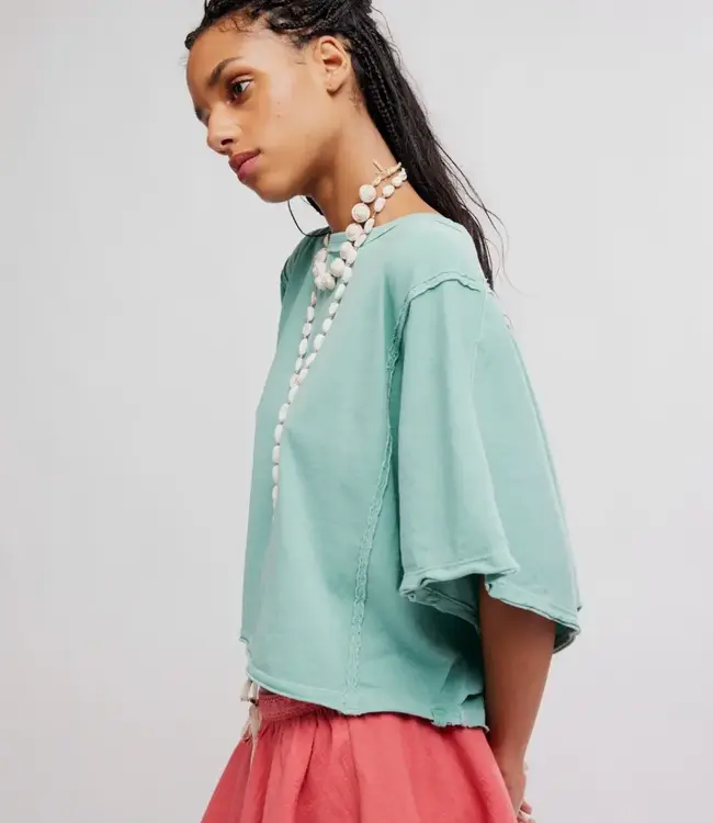 Free People Next Level Tee, Wasabi Sauce