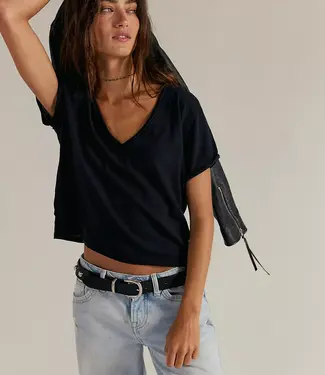 Free People Take 2 Tee, Black