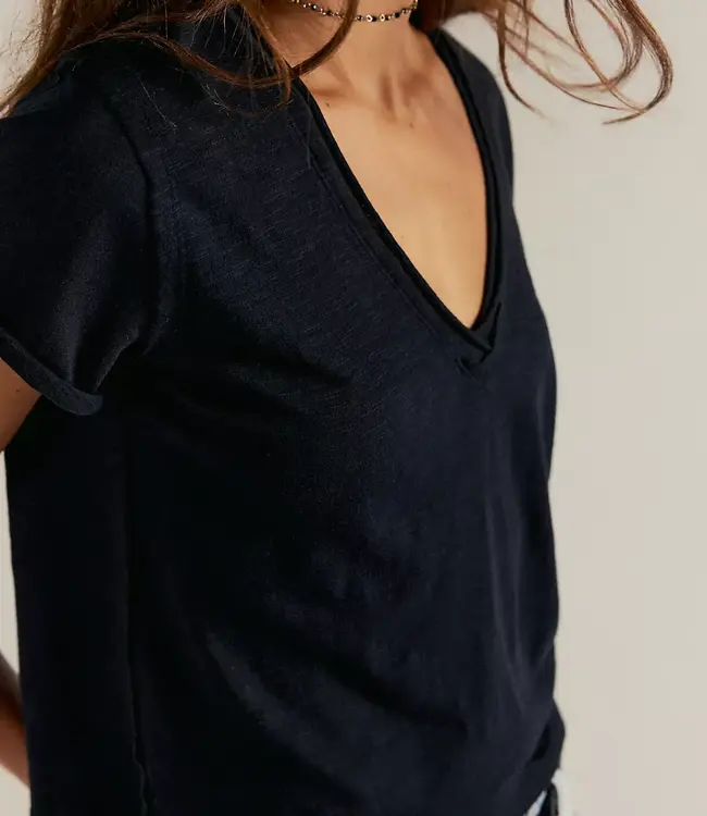 Free People Take 2 Tee, Black