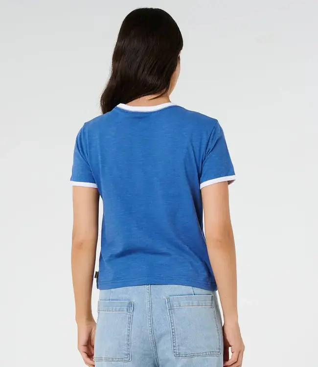 Rip Curl Island Time Slub Tee, Vintage Blue