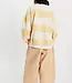 Free People Classic Striped Crew, Apricot Combo