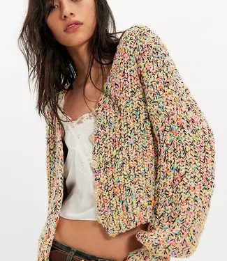 Free People Flea Market Cardi, Neon Sand
