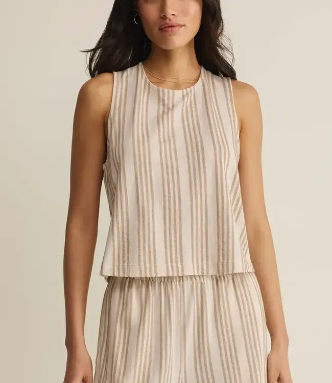 ZSupply Sloane Knit Striped Top, Cloud