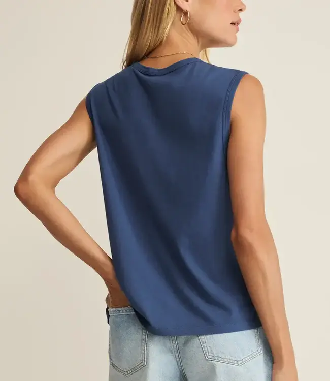 ZSupply Stars and Stripes Muscle Tank, True Navy