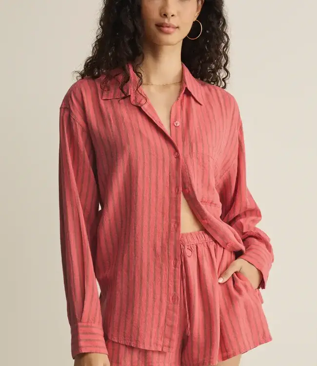 ZSupply The Perfect Striped Button Up, Gelato