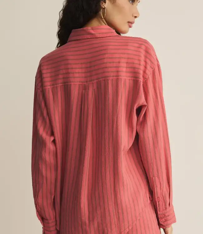 ZSupply The Perfect Striped Button Up, Gelato