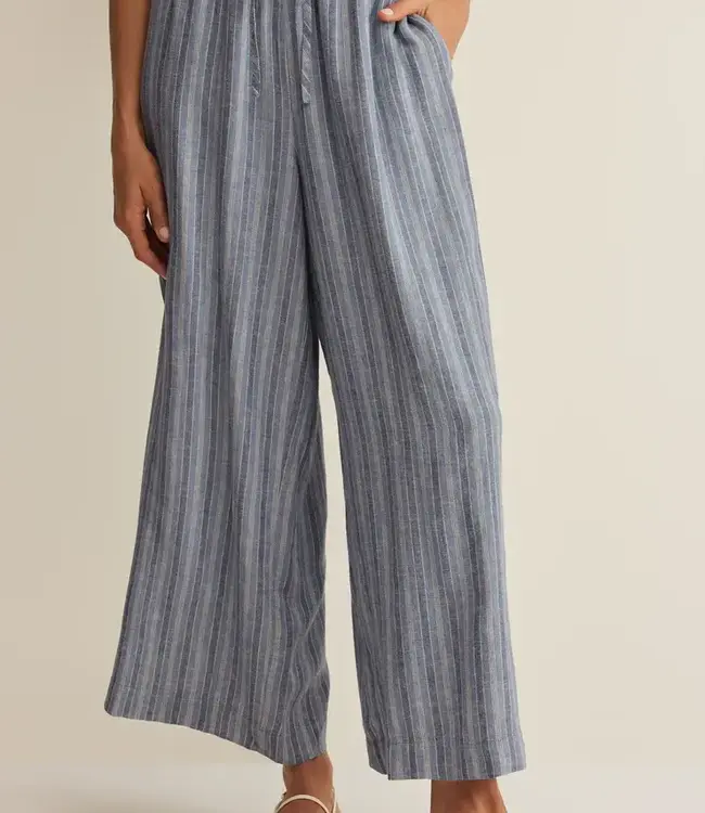 ZSupply 26ZS05-The Perfect Striped Pant, Indigo