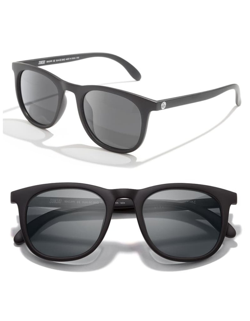 Sunski Seacliff Sunglasses, Black Slate