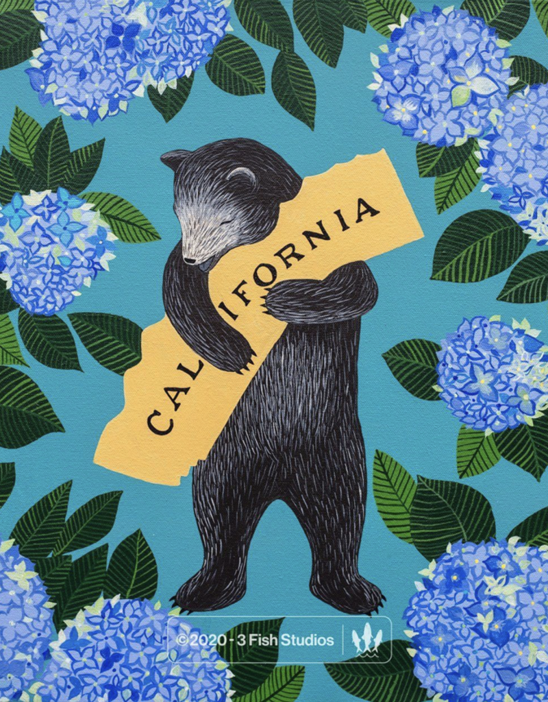 3 Fish Studios I Love You Hydrangea