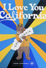 3 Fish Studios I Love You Cal Oski Bear