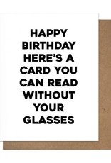 Glasses Greeting Card