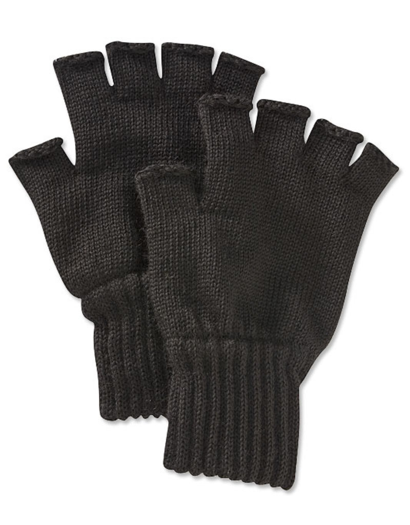 cool black fingerless gloves