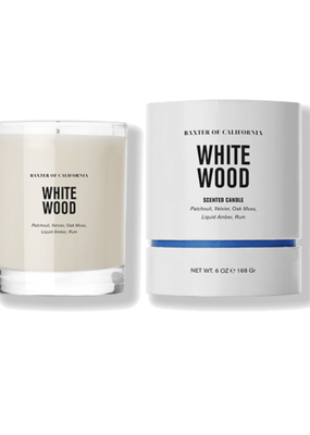 Baxter of California White Wood Candle