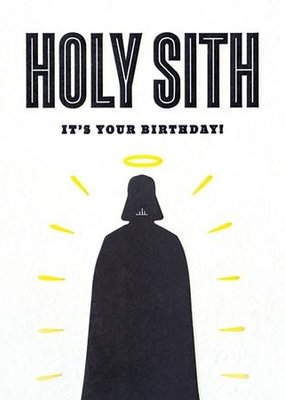 Good Paper Holy Sith Card