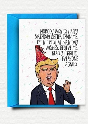 The Best At Birthdays Card