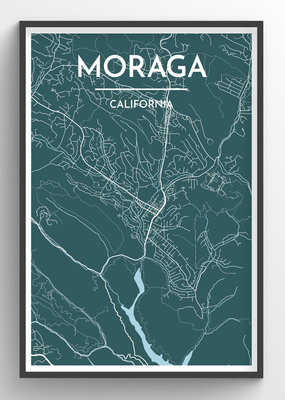 Venture Moraga Map Print