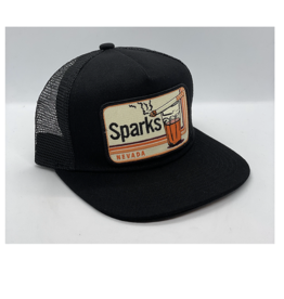 Venture Sparks Black Townie Trucker