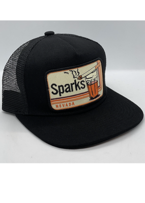 Venture Sparks Black Townie Trucker