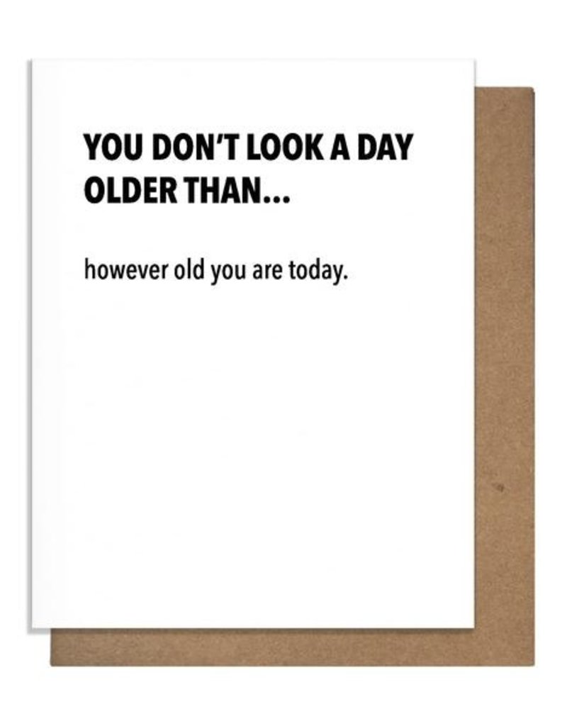 However Old Greeting Card